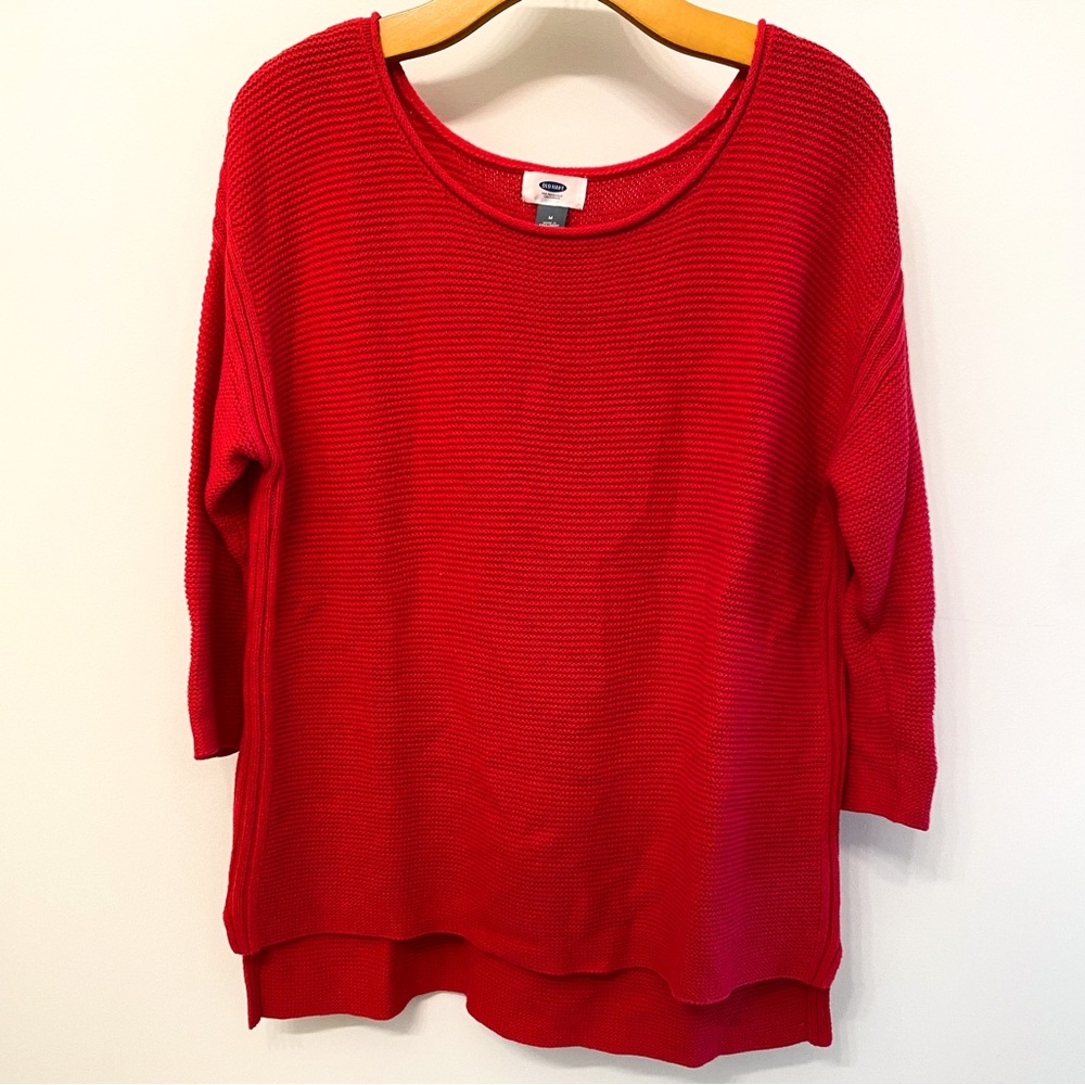 Old Navy Garter Stitch Sweater | Size Medium